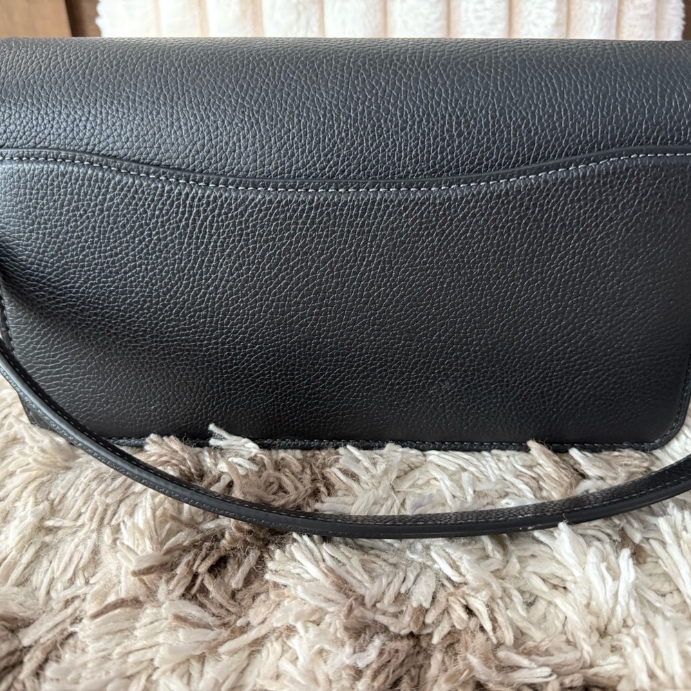 Coach Black Leather Shoulder Bag- Tabby 26 - Picture 3 of 10